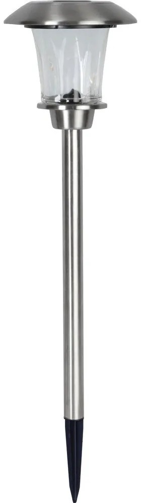 Lampadar LED pentru grădină Star Trading Living, argintiu