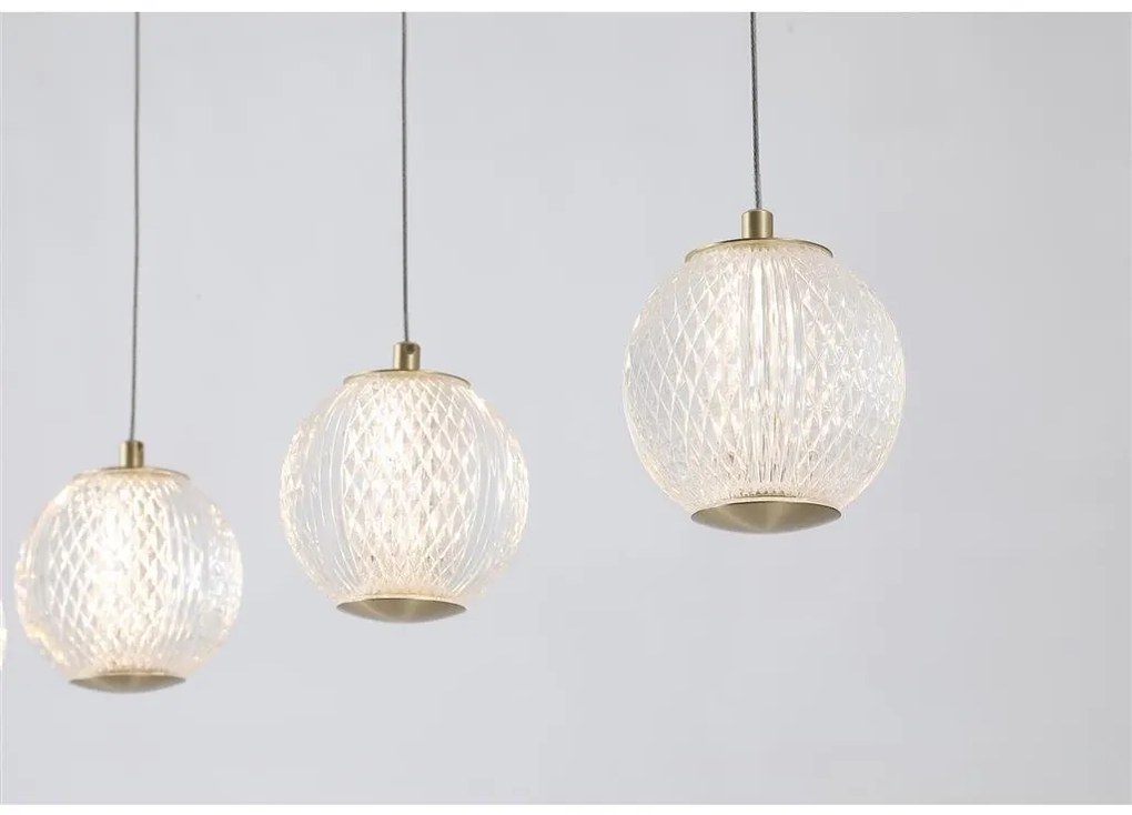 Lustra cu 5 pendule LED design modern decorativ Allure