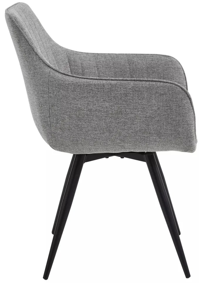 Scaun rotativ Ballo gri/negru Brego07