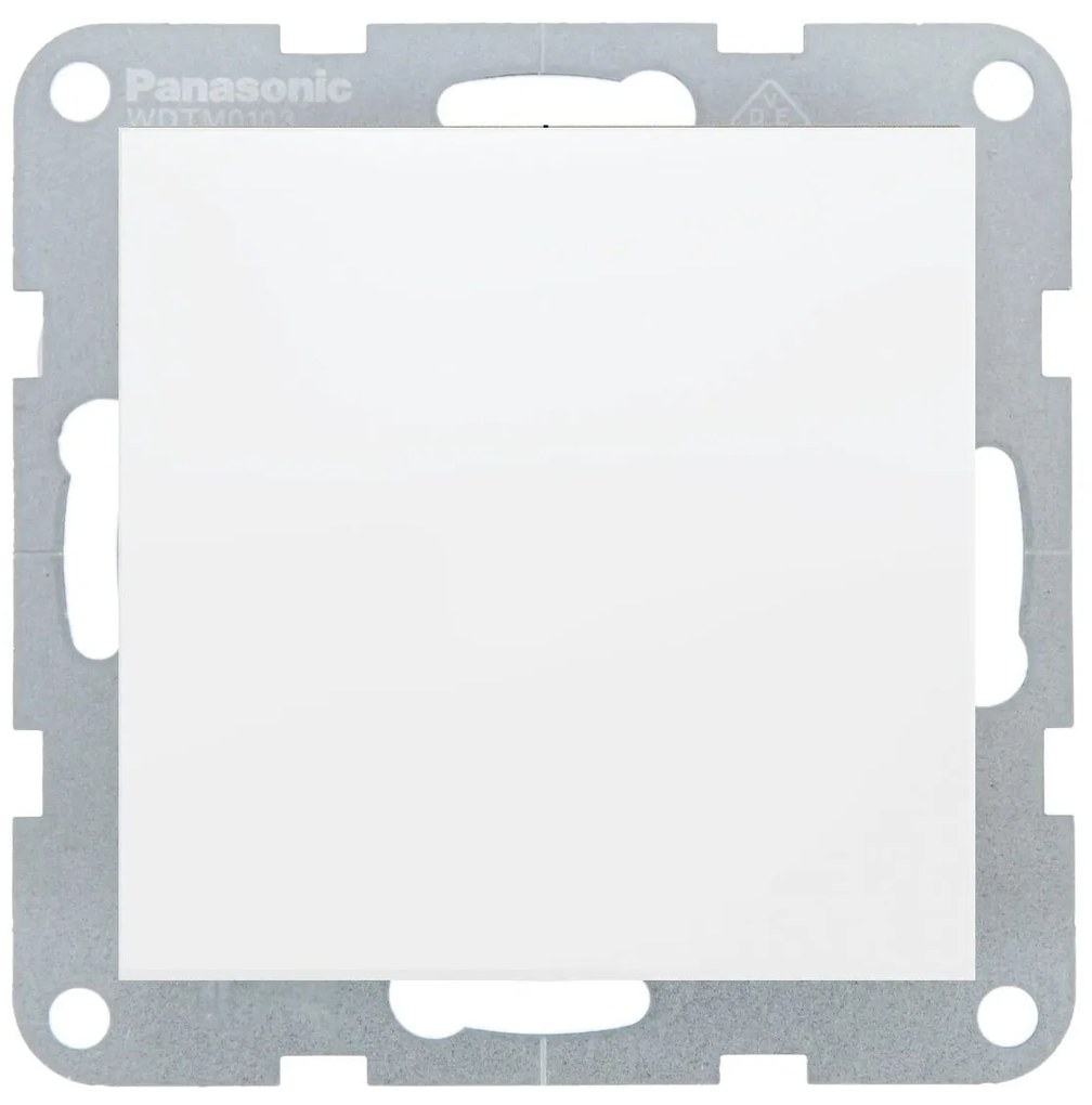 Intrerupator simplu 10A, IP20, Alb, Panasonic Karre Plus 55
