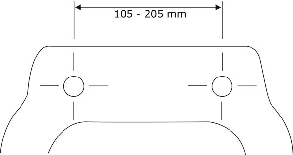 WENKO 22979100-WC Capac WC Fag natural 35,5x42,5 cm maro/argintiu