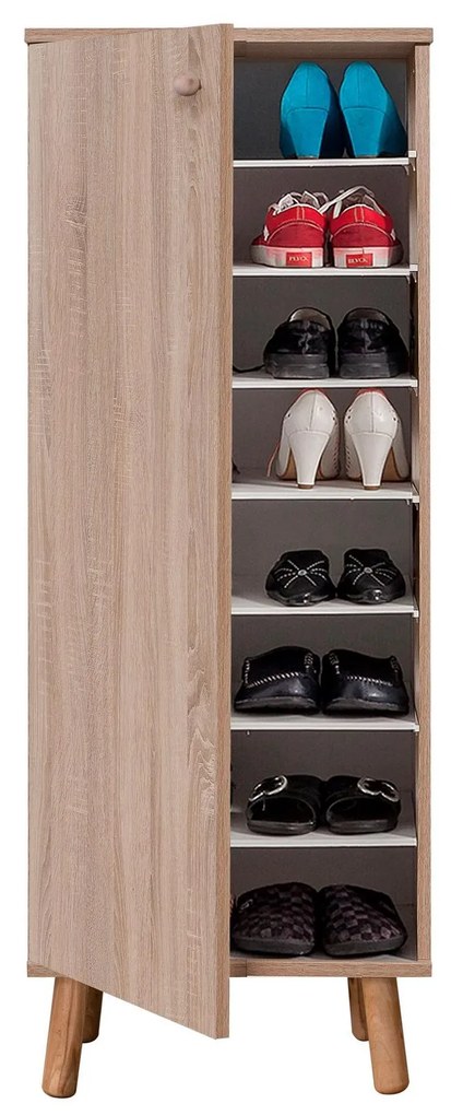 Mobilier Hol Beside 1 (stejar sonoma + antracit) . 1093983