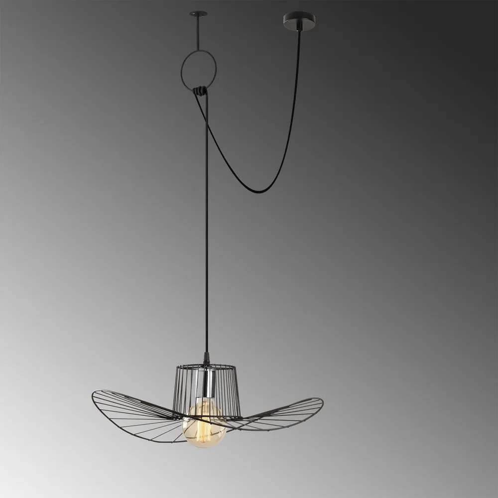 Lustră Opviq lights Tel Chain, negru