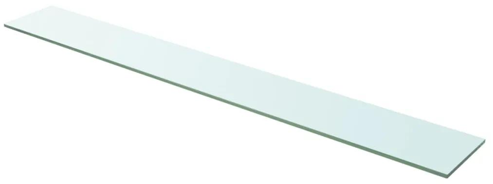 3051588 vidaXL Rafturi, 2 buc., 110 x 15 cm, panouri sticlă transparentă