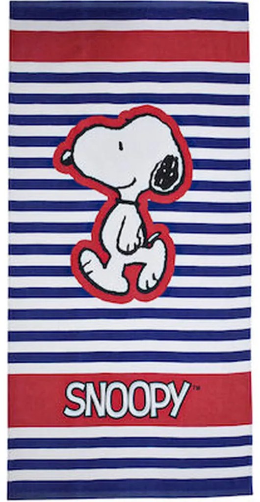 Snoopy Stripes prosop de baie, prosop de plajă 70x140cm