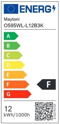 Aplica LED de perete exterior design modern IP54 Paso negru