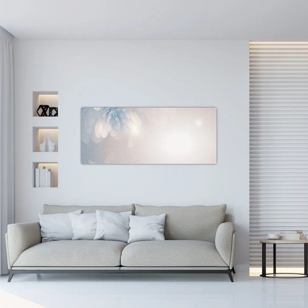 Tablou - Flori înzăpezite (120x50 cm)