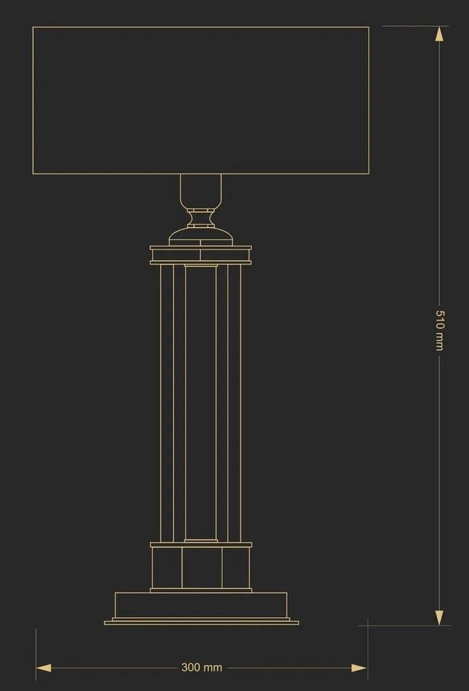 Veioza design clasic realizata manual Decor