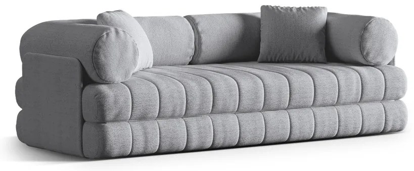 Canapea extensibila 3 locuri Kemi boucle L206 cm