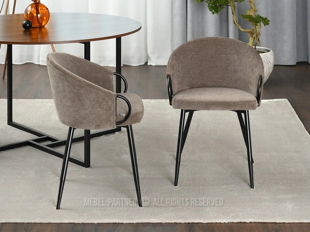 Scaun Carma K (nisipiu + negru). 1111000
