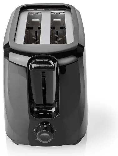 Prăjitor de pâine cu două fante Nedis KABT150EBK 700W/230V negru