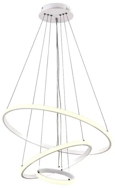 Brilagi - Lustră reglabilă pe cablu CIRCLE LED/90W/230V 3000-6500K + telecomandă