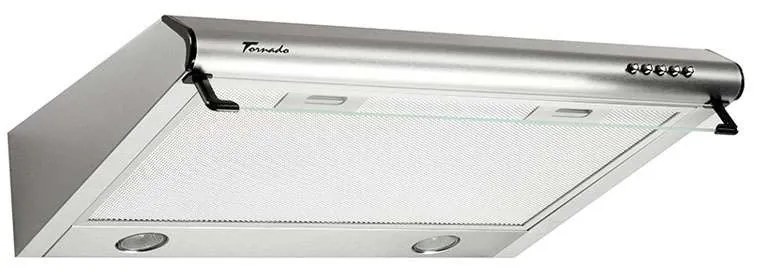 Hota traditionala Tornado Bona 10 (50) LED, 1 motor, latime 50 cm, absorbtie 380 m3/ora, filtru anti-grasimi aluminiu 5 straturi, Inox