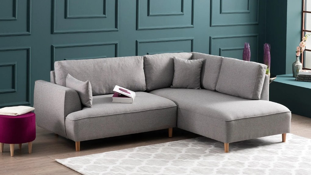 Canapea de colț Felix Extra Soft Corner Sofa Right - Light Grey