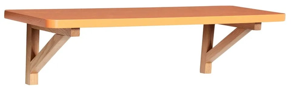 Raft portocaliu cu aspect de lemn de stejar 60 cm Arki – Hübsch