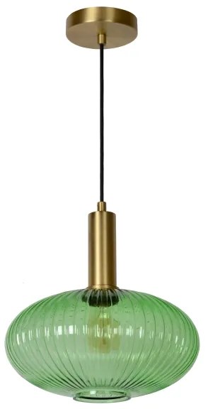 Lustră pe cablu MALOTO 1xE27/40W/230V d. 30 cm verde Lucide 45386/30/33