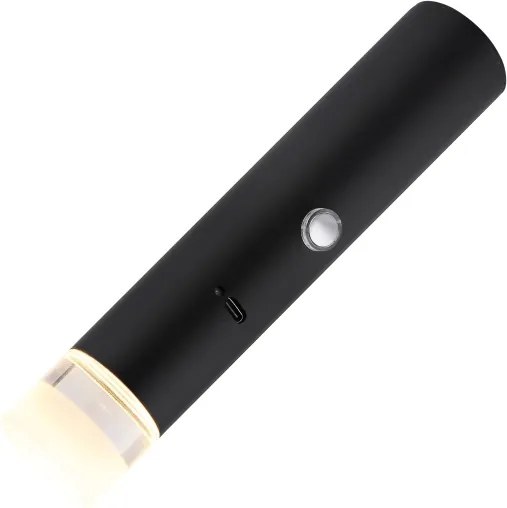 Globo 16060 - Lampă LED tactilă cu dimmer, reîncărcabilă 2-în-1 PELO LED/2W/230/5V, negru