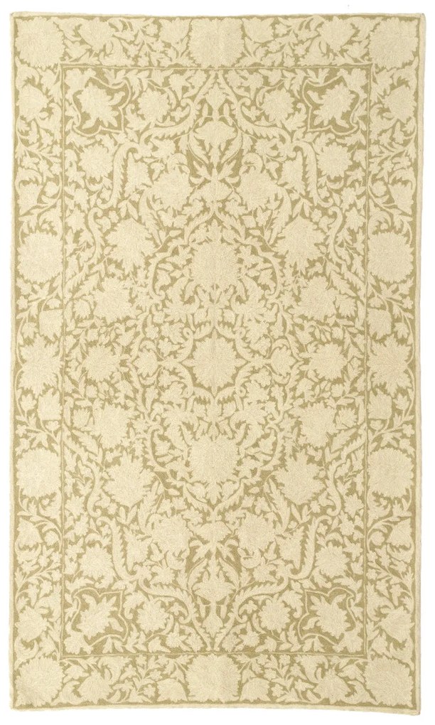 Covor decorativ Kashan brodat cu lana 120x150 cm