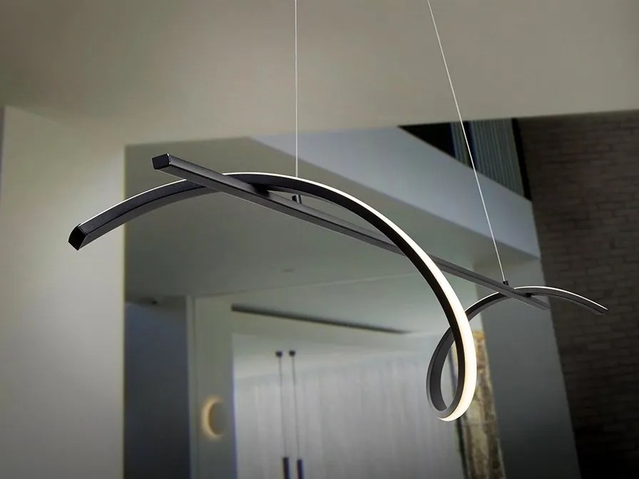 Lustra LED suspendata design modern Boa