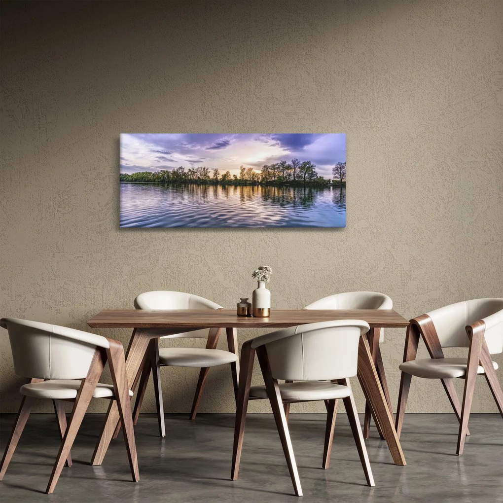 Tablou cu lac (120x50 cm)