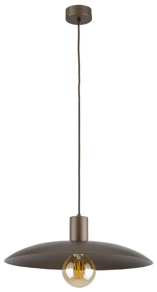 Lustră pe cablu ASTRA 1xE27/15W/230V d. 41 cm maro