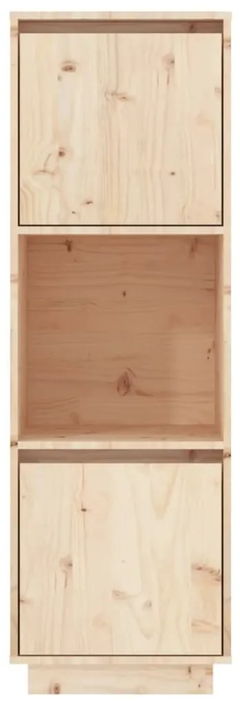 Dulap inalt, 38x35x117 cm, lemn masiv de pin 1, Maro