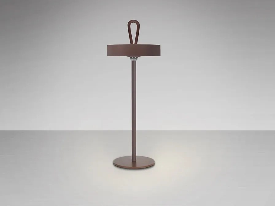 Lampa LED portabila iluminat decorativ IP54 JIGRA corten