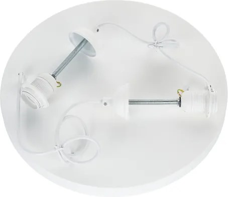 Brilagi - Lustră suspendată pe cablu WABI SABI, 2xE27/40W/230V, Ø 45 cm, albă