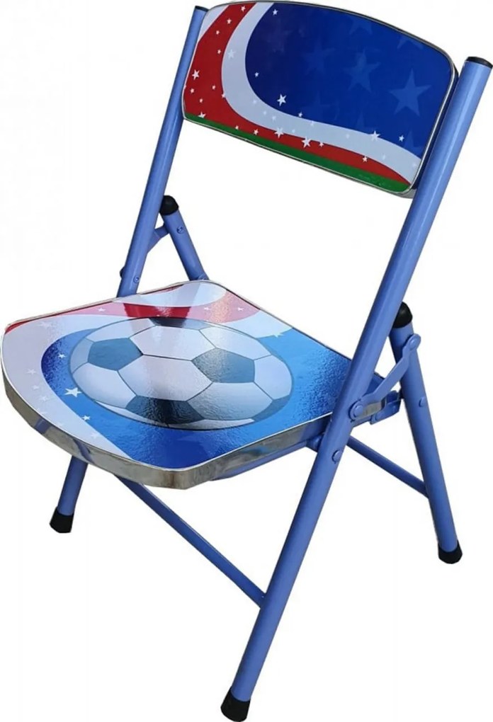 Masuta pliabila pentru copii din MDF Novokids™ Round folding table, Cu doua scaune pliabile, Diametru 60 cm, 2 niveluri de inaltime, Suprafata