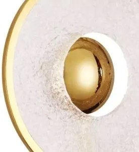Aplica decorativa metal auriu, acrilic LED Alexia