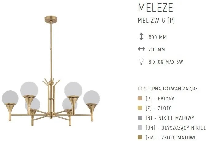 Lustra deosebita design LUX realizat manual MELEZE 6L