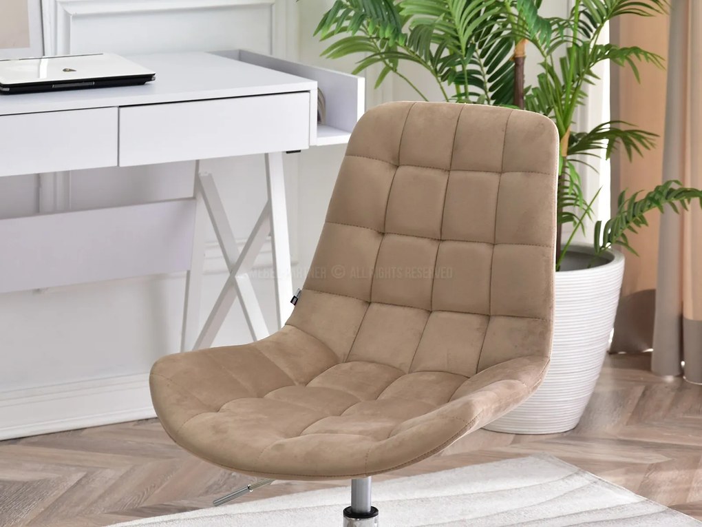 Scaun Eleanor (bej + crom). 1110003
