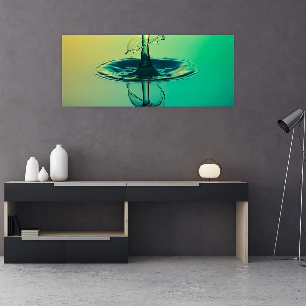 Tablou - picătura de apă (120x50 cm)