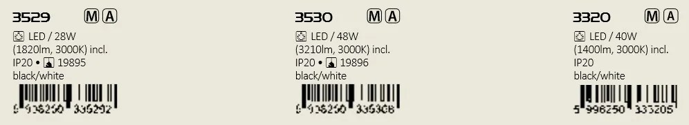 Plafoniera LED design modern Zenith 3320 RX