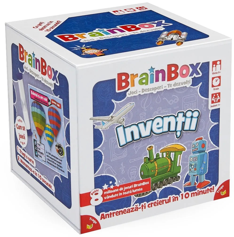 JOC EDUCATIV BRAINBOX INVENTII - THE GREEN BOARD GAME COMPANY LTD (G114015)