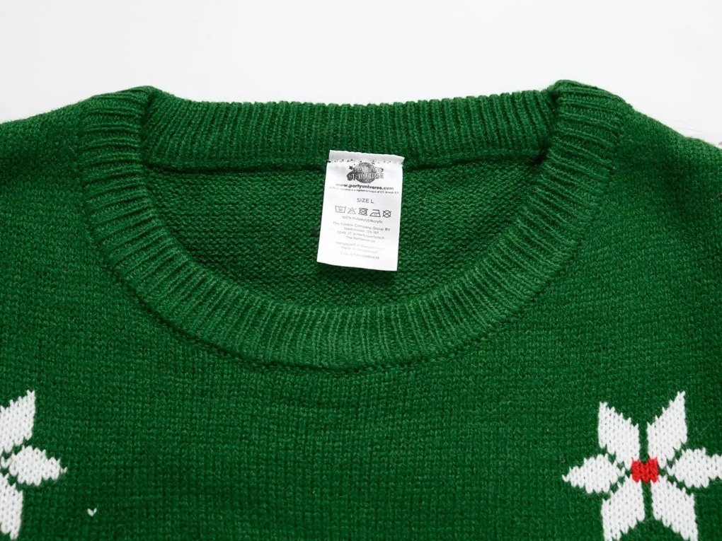 Pulover de Craciun pentru femei GNOME verde inchis - diverse marimi Marime: XL