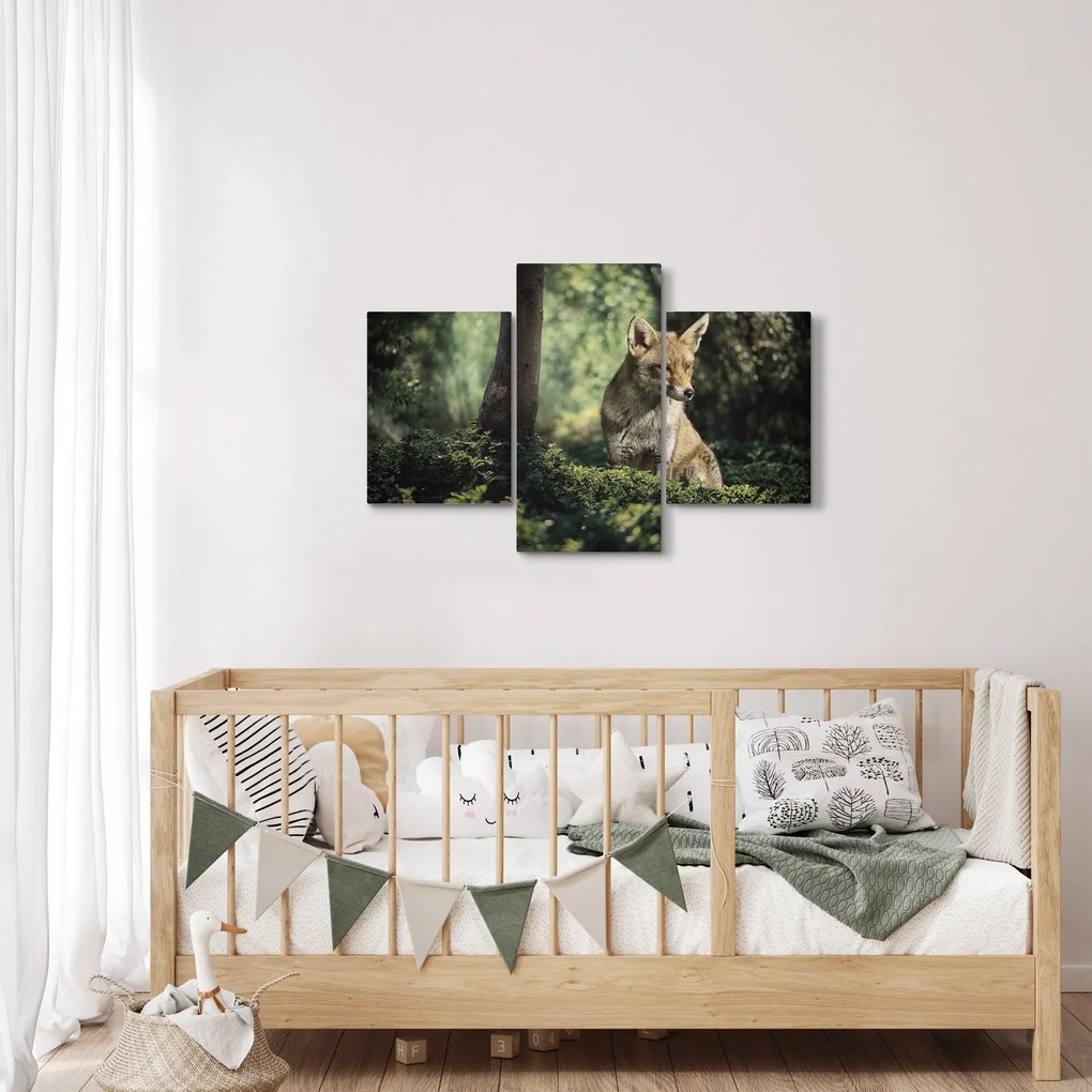 Tablou cu vulpe (90x60 cm)