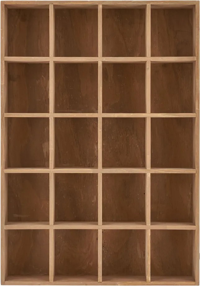 Raft de perete Moss, pin, natural 44x10x63 cm