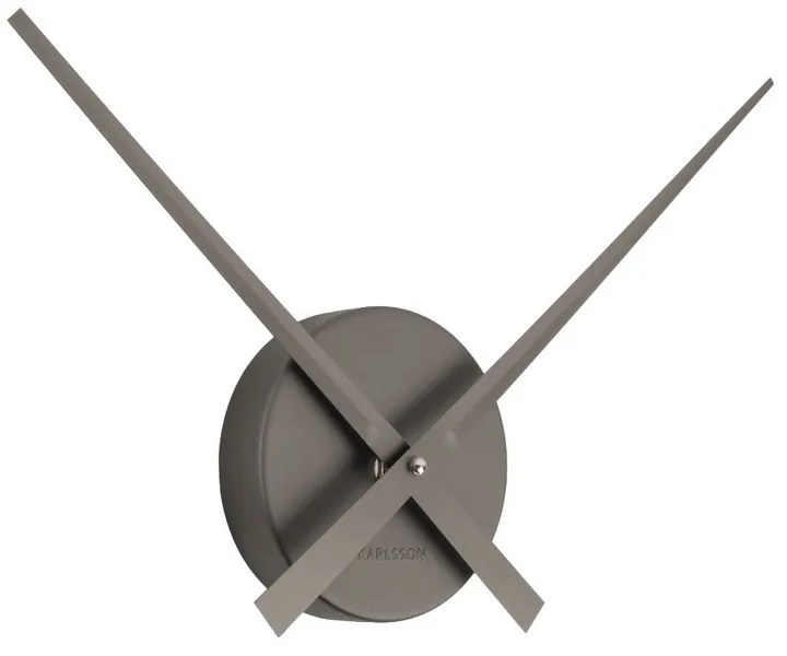 Karlsson 4348GY ceas de perete de design gri, 48 cm diametru