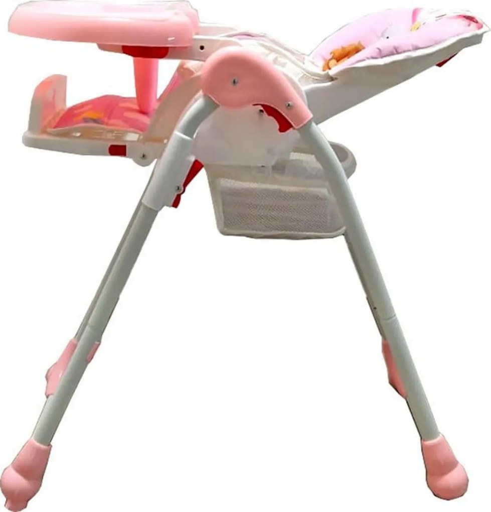 Scaun de masa pentru copii si bebe Baby Care™ CC reglabil in 3 trepte, Pliabil, Centura de siguranta, Sezut comfortabil, Masuta detasabila, Pozitie