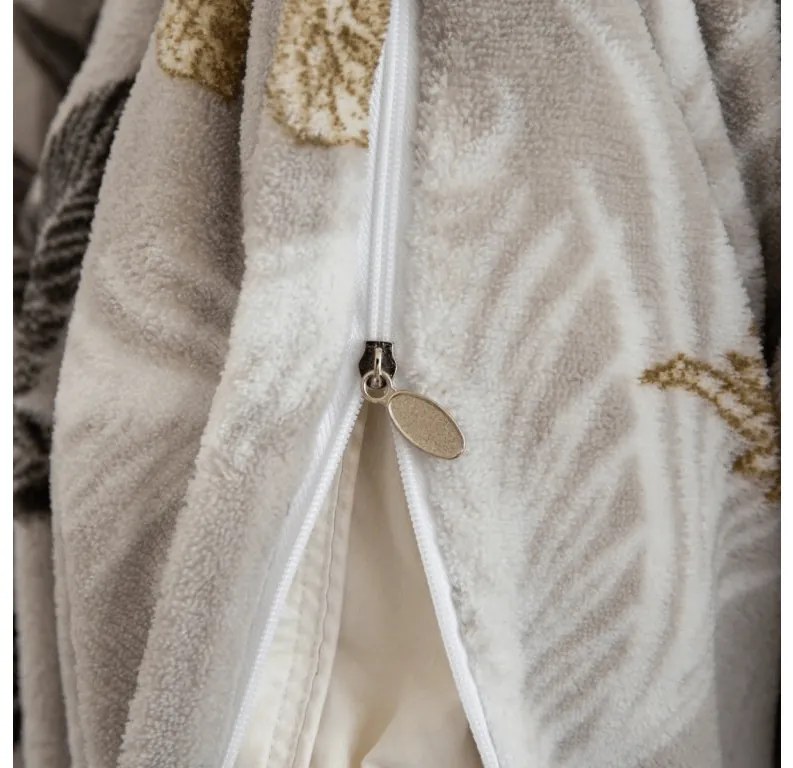 Lenjerie cocolino EXVORO gri Dimensiune lenjerie de pat: 70 x 80 cm | 140 x 200 cm