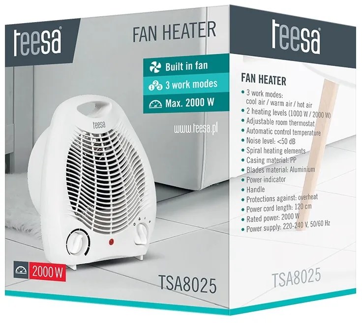 Aeroterma 2000w teesa