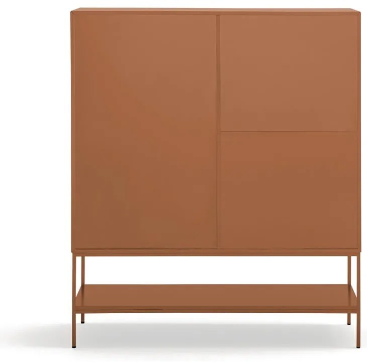 Dulap cărămiziu 120x140x45 cm Platt – Teulat