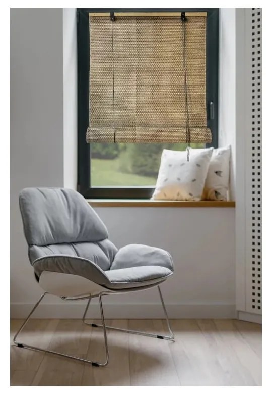 Jaluzea în culoare naturală din bambus 200x160 cm Lyra – Gardinia