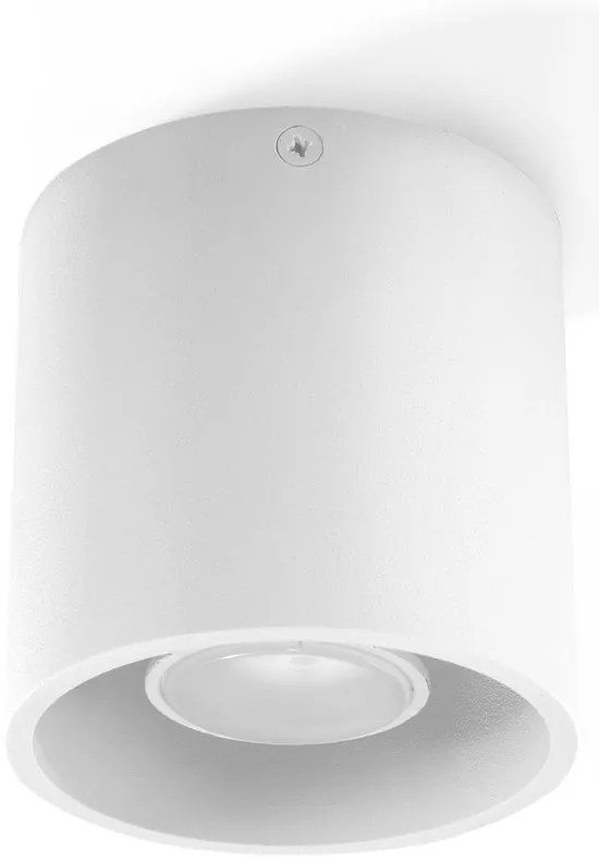 Plafonieră Sollux Roda, alb