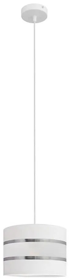 Lustră pe cablu HELEN 1xE27/15W/230V d. 20 cm albă
