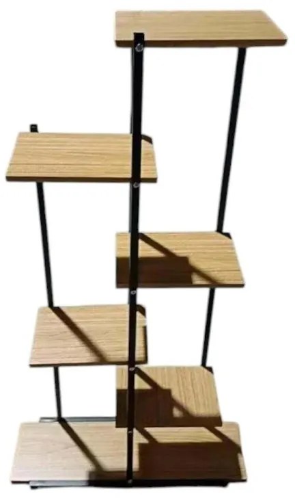 Suport pentru flori – etajeră modernă cu 6 rafturi, 113x60x20 cm