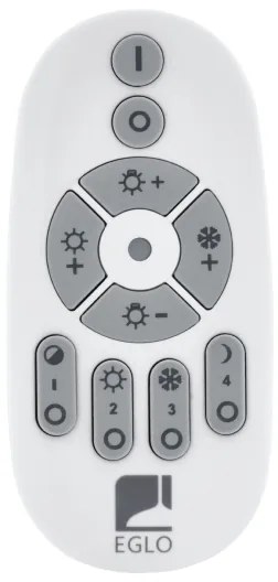 Plafonieră LED dimabilă Eglo 901742 MARINELLO 2xLED/17W/230V +1xLED/4,2W + telecomandă