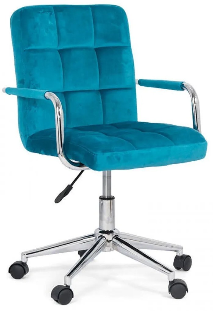 SCAUN DE BIROU MODERN DIN CATIFEA PENTRU COPII AZAY INTERIORS 328V TURCOAZ