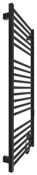 Radiator de baie tip scară HF DERBY, 255 W/230 V, 117 x 53 cm, negru